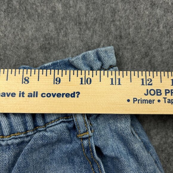 BDG Pull On Mom Jean Shorts Women's Size Small High Waist Medium Wash Denim - Picture 6 of 9